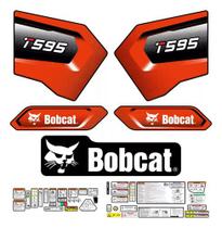 Adesivos Faixa Mini Carregadeira Bobcat T595 2020 Etiquetas