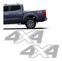 Adesivos Faixas Laterais 4x4 Nissan Frontier Kit Cinza Adesivos Faixas Laterais 4x4 Nissan Frontier Kit Cinza