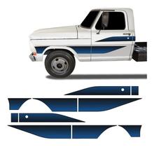 Adesivos Faixas Laterais Ford F4000 1989/1992 Kit Cinza Adesivos Faixas Laterais Ford F4000 1989/1992 Kit Cinza