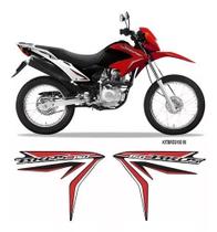 Adesivos Faixas Laterais Honda Nxr Bros 150 2013/2014 Kit 06