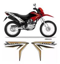 Adesivos Faixas Laterais Honda Nxr Bros 150 2013/2014 Kit 08