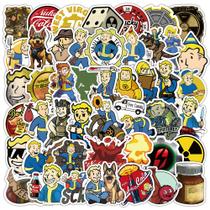 Adesivos Fallouts, vinil impermeável, anime, 50 unidades/lote, 5-7 cm Adesivos Fallouts, vinil impermeável, anime, 50 unidades/lote, 5-7 cm