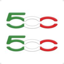 Adesivos Fiat 500 Emblema Logo Coluna Lateral - Genérico