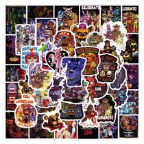 Adesivos Fives Nights Bears em vinil impermeável, 60 unidades Adesivos Fives Nights Bears em vinil impermeável, 60 unidades