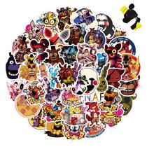 Adesivos Fives Nights Freddys em vinil impermeável 100 unidades