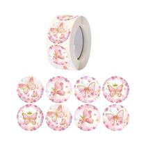 Adesivos Florais De Borboleta Roxa 500pcs Decorações Para Festa De Aniversário Presentes Para