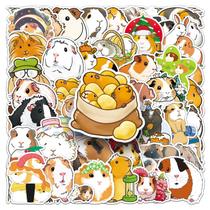 Adesivos fofinhos de capivara, 50 peças, vinil Kawaii Animal, impermeável Adesivos fofinhos de capivara, 50 peças, vinil Kawaii Animal, impermeável