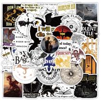 Adesivos Fourths Wings, vinil impermeável, anime, 50 unidades/lote