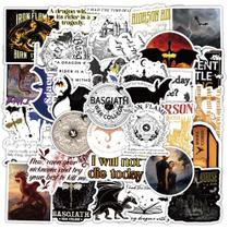 Adesivos Fourths Wings, vinil impermeável, anime, 50 unidades/lote