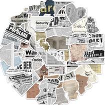 Adesivos, fragmentos, texto, anime, desenho animado, 52 unidades, PVC, impermeável
