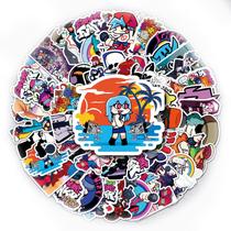 Adesivos Fridays Nights Funkins em vinil impermeável, 50 unidades