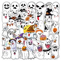Adesivos Funnys Ghosts, vinil impermeável, anime, 50 unidades/lote Adesivos Funnys Ghosts, vinil impermeável, anime, 50 unidades/lote
