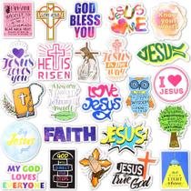 Adesivos: garrafa de água para laptop SUSIHI Jesus, religiosa, 50 unidades