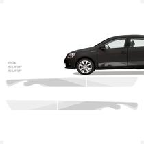Adesivos Gol Surf G5 G6 Faixa Lateral Cinza Claro Genérico Adesivos Gol Surf G5 G6 Faixa Lateral Cinza Claro Genérico