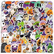 Adesivos Gothic Horror 60 peças Skull Pumpkin Spider B Waterproof Adesivos Gothic Horror 60 peças Skull Pumpkin Spider B Waterproof