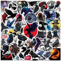 Adesivos Gothic Horror Crow em vinil impermeável Anime x50 Adesivos Gothic Horror Crow em vinil impermeável Anime x50
