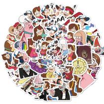 Adesivos Gravity Falls Anime Cartoon 50 unidades de PVC impermeável