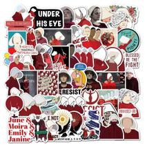 Adesivos Handmaids Tales, vinil impermeável, anime, 50 unidades