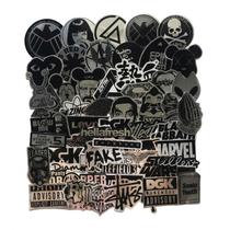 Adesivos Hellafreshs Skulls Wiredrawings 50 unidades/lote de 5 a 7 cm