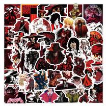Adesivos Helllings Waterproof Vinyl Anime 50 unidades/lote 5-7 cm Adesivos Helllings Waterproof Vinyl Anime 50 unidades/lote 5-7 cm