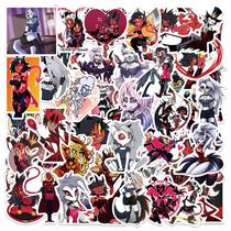 Adesivos Hellvas Boss em vinil impermeável Anime 50 unidades/lote Adesivos Hellvas Boss em vinil impermeável Anime 50 unidades/lote