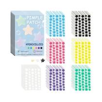 Adesivos Hidrocoloides Coloridos Para Acne 1400pcs Invisíveis E Respiráveis Para Remoção De Espinhas