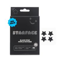 Adesivos hidrocolóides para espinhas Starface Black Star 96 unidades