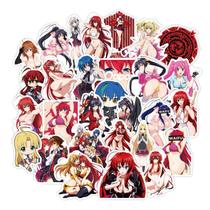 Adesivos High Schools D D D, vinil impermeável, anime, 50 unidades