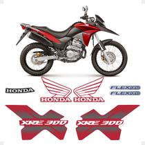 Adesivos Honda Xre 300 2013 2014 2015 Moto Vermelha Completo