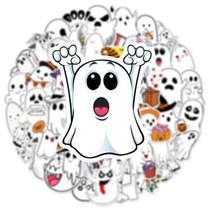 Adesivos Horror Ghosts, vinil impermeável, anime, 50 unidades Adesivos Horror Ghosts, vinil impermeável, anime, 50 unidades
