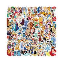 Adesivos Impermeáveis Da Disney Stitch Mickey Mouse Para Crianças 100 Peças DIY Para Laptop,