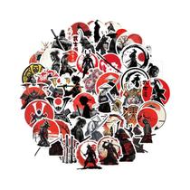 Adesivos Impermeáveis De Samurai Japonês Bushido 50 Peças DIY Para Guitarra Capacete Telefone Laptop