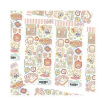 Adesivos Impermeáveis De Urso De Desenho Animado Para Capas De Telefone, iPad, Diário, Planejador,