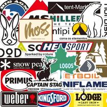 Adesivos Impermeáveis Para Camping Ao Ar Livre Pacote Com 10 Peças Adesivos DIY Para Refrigerador