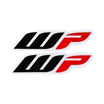 Adesivos Impermeáveis Para Motocicleta 2PCS Showa WP Decalques Para Suspensão De Motocicleta Para