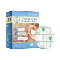 Adesivos Impermeáveis Para Ouvidos 60pcs Patches De Algodão Ovais Para Proteção Durante Natação E