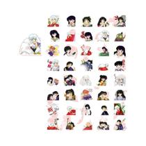 Adesivos Inuyasha 40 Peças Para Decoração De Copos Térmicos, Paredes, Refrigeradores, Computadores,