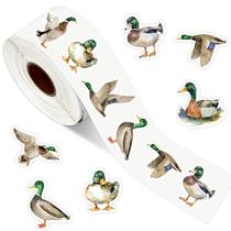 Adesivos Jarthena AMCS Mallard Duck em aquarela 1000 unidades e 3,8 cm Adesivos Jarthena AMCS Mallard Duck em aquarela 1000 unidades e 3,8 cm