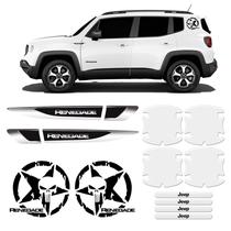 Adesivos Jeep Renegade Protetor Maçaneta, Aplique, Caveira Adesivos Jeep Renegade Protetor Maçaneta, Aplique, Caveira