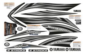 Adesivos Jet Ski Compatível Yamaha Vx110 Deluxe Preto Jtki35 Adesivos Jet Ski Compatível Yamaha Vx110 Deluxe Preto Jtki35