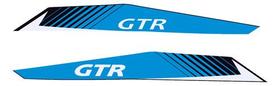 Adesivos Jet Ski Sea Doo Gtr Lateral 17-18 Azul ( Par )