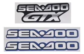 Adesivos Jet Ski Sea Doo Gtx 4t 07/08 Azul Defletor E Capô Adesivos Jet Ski Sea Doo Gtx 4t 07/08 Azul Defletor E Capô