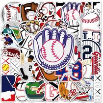 Adesivos JOICEE Baseball, vinil impermeável, 50 unidades para crianças e adultos