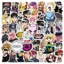 Adesivos Jojo's Bizarres Adventures Anime 50 unidades em PVC impermeável