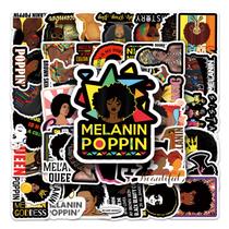 Adesivos Juneteenth Celebration 50 peças de vinil impermeável Adesivos Juneteenth Celebration 50 peças de vinil impermeável