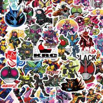 Adesivos Kamens Riders Anime Cartoon 50 peças de PVC impermeável Adesivos Kamens Riders Anime Cartoon 50 peças de PVC impermeável