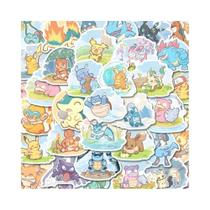 Adesivos Kawaii De Pokémon Anime 63pcs Pikachu Para Laptop, Skateboard, Guitarra, Telefone, Presente