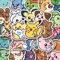 Adesivos Kawaii De Pokémon Pikachu, 50 Peças, DIY Para Laptop, Bagagem, Skateboard, Telefone,