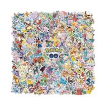 Adesivos Kawaii Pikachu Pokemon 100 200 Peças Para Laptop, Telefone, Mala, Skateboard, Guitarra,