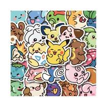 Adesivos Kawaii Pokémon Pikachu 50PCS Para Laptop, Bagagem, Skateboard, Telefone, Brinquedo De